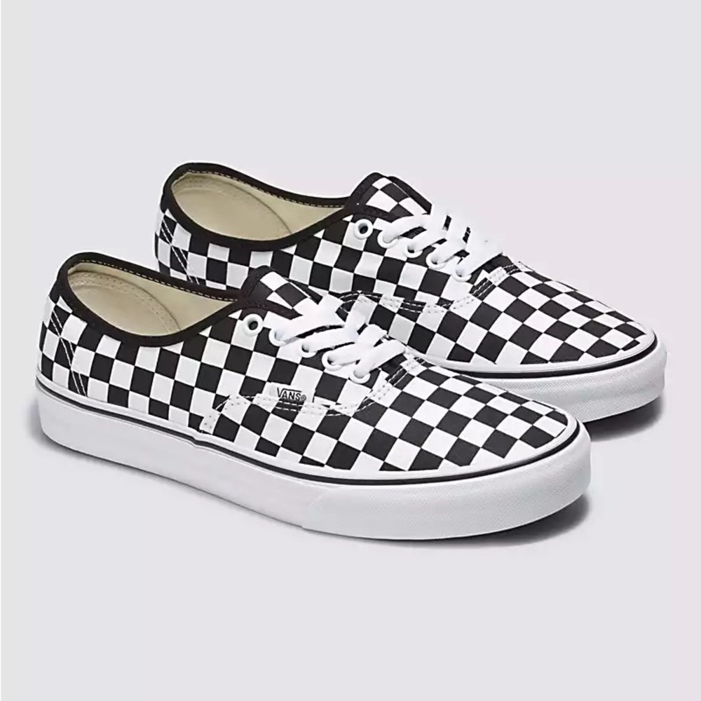 Checkerboard Vans in “Authentic”